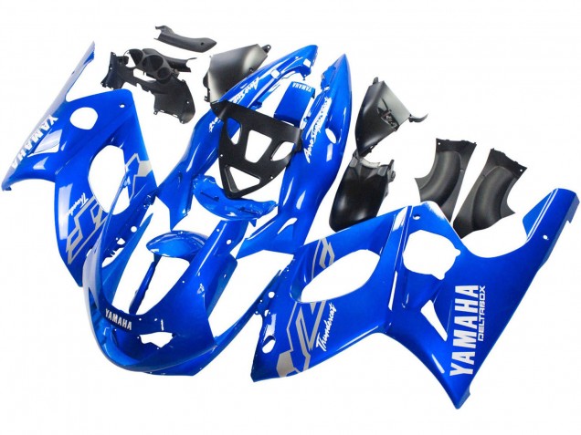 Carenados Moto Yamaha YZF600R Thundercat 1996-2007 - Azul Blanco Plata