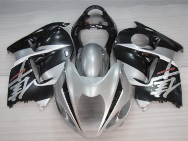 Carenados Moto Suzuki GSXR 1300 Hayabusa 1996-2007 - Plata Negro