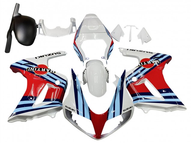 Carenados Moto Suzuki SV650 2003-2013 - Blanco Rojo Azul Martini