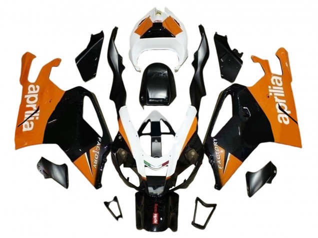 Carenados Moto Aprilia RSV1000 2003-2006 - Negro Naranja Blanco