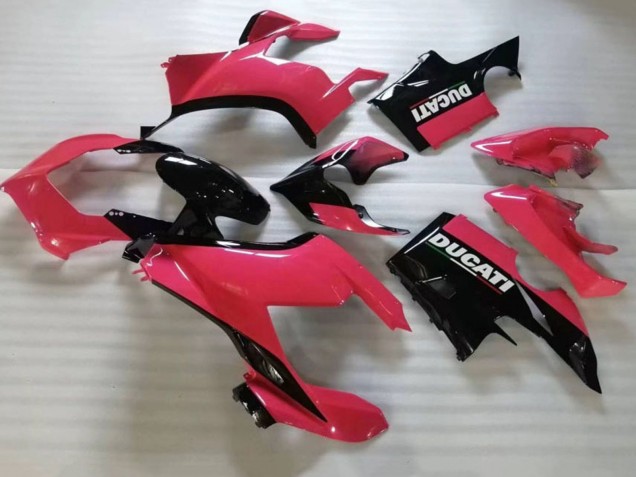 Carenado Moto Ducati Panigale V4 V4S 2020-2021 - Rosa Negro Brillante