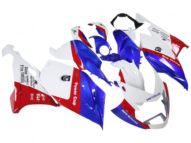 Carenados ABS BMW K1200S 2005-2010 - Blanco Rojo Azul