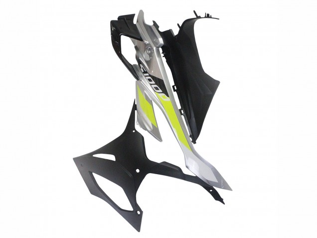 Carenados Moto BMW S1000RR 2023-2024 - Plata Negro Mate Verde Lima