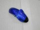 Carenados Moto Kawasaki ZX6R 2000-2002 - Azul Negro Brillante Elf Bridgestone