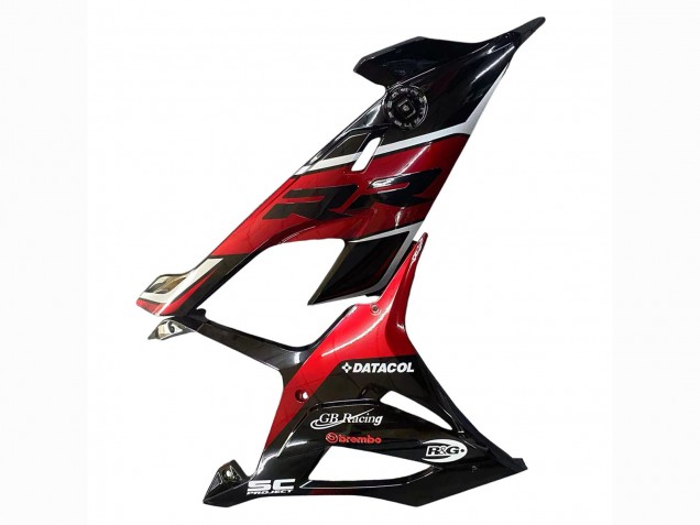 Carenados Moto BMW S1000RR 2019-2022 - Negro Rojo Oscuro