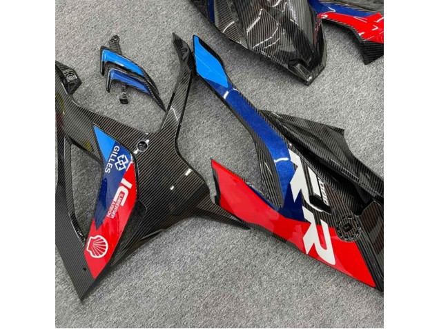 Carenados Moto BMW S1000RR 2019-2022 - Negro Azul Rojo FibraCarbono