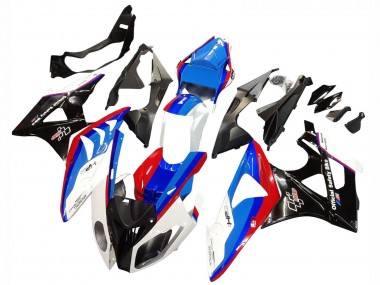 Completo Carenados Moto BMW S1000RR 2009-2014 - Blanco Rojo Azul Negro Brillante