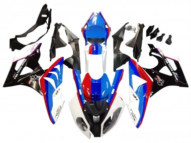 Completo Carenados Moto BMW S1000RR 2009-2014 - Blanco Rojo Azul Negro Brillante