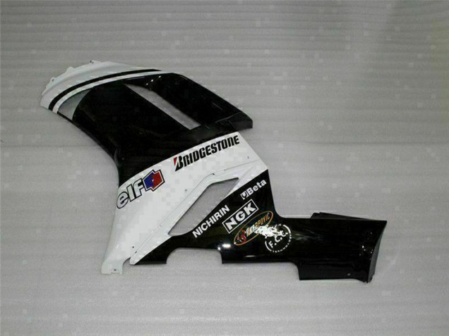 Carenados Moto Kawasaki ZX6R 2007-2008 - Negro Blanco