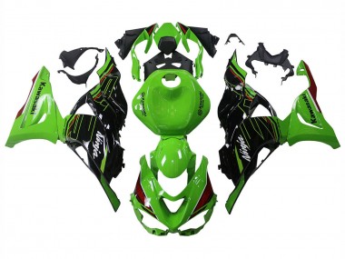 Carenados Moto Kawasaki ZX6R 2023-2025 - Verde Negro