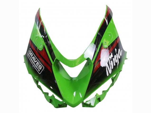 Carenados Moto Kawasaki ZX6R 2023-2025 - Verde Negro Rojo Amarillo Dunlop