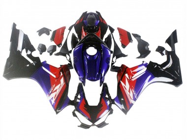 Carenados Moto Honda CBR1000RR 2017-2023 - Rojo Azul Negro Brillante