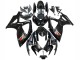 Carenados Moto Suzuki GSXR 600 / GSXR 750 2006-2007 - Negro Brillante Plata Rojo