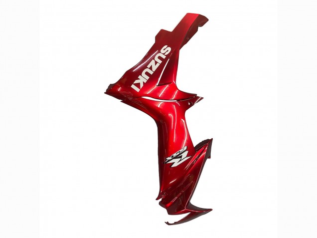 Carenados Moto Suzuki GSXR 600 / GSXR 750 2011-2024 - Rojo Blanco Calcomanía