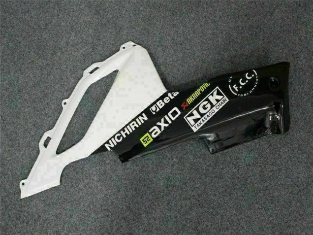 Carenados Moto Kawasaki ZX6R 2007-2008 - Negro Blanco Elf