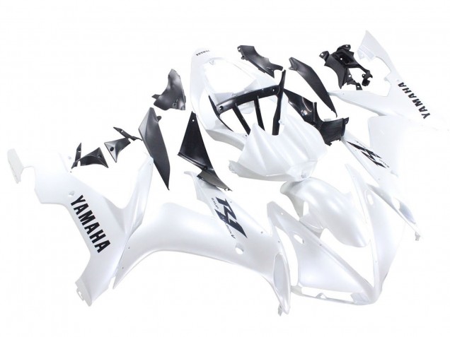Carenados Moto Yamaha YZF 1000 R1 2004-2006 - Blanco Perla Negro Calcomanías
