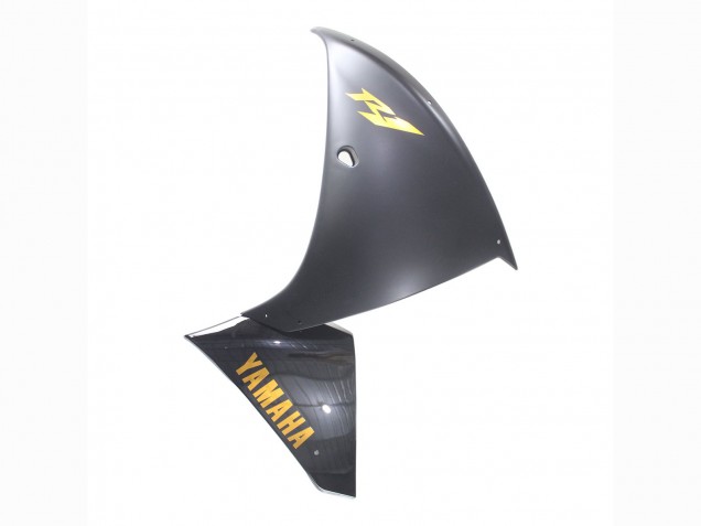 Carenados Moto Yamaha YZF 1000 R1 2012-2014 - Negro Mate Oro Calcomanías