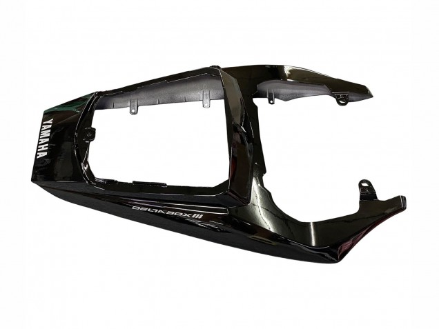 Carenados Moto Yamaha YZF R6 2003-2004 - Negro Brillante Blanco Calcomanías