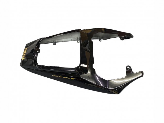 Carenados Moto Yamaha YZF R6 2003-2004 - Negro Brillante Oro Calcomanías