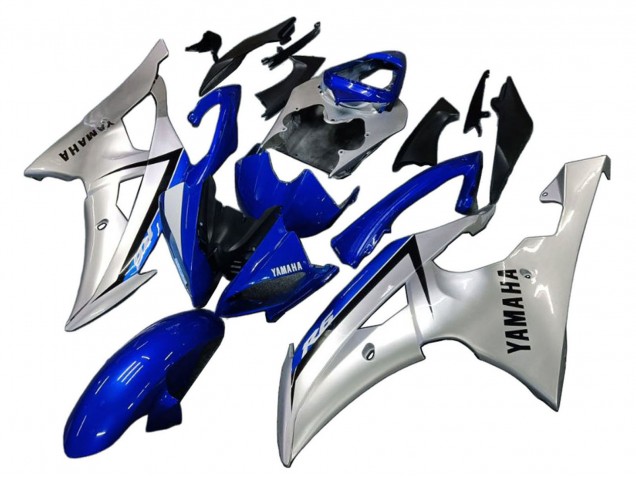 Carenados Moto Yamaha YZF 600 R6 2008-2016 - Plata Azul