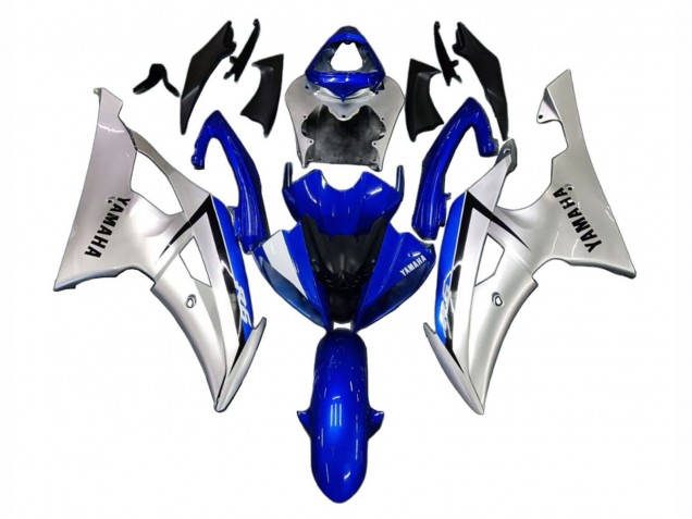 Carenados Moto Yamaha YZF 600 R6 2008-2016 - Plata Azul