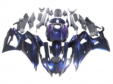 Carenados Moto Yamaha YZF R7 2021-2024 - Gradiente Azul Púrpura