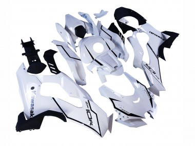 Carenados Moto Kawasaki ZX10R 2021-2025 - Blanco Negro