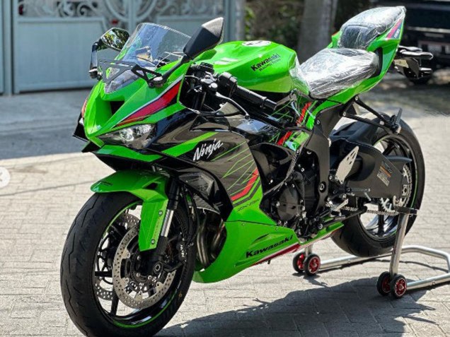 Carenados Moto Kawasaki ZX6R 2019-2022 - Verde Negro Brillante Rojo