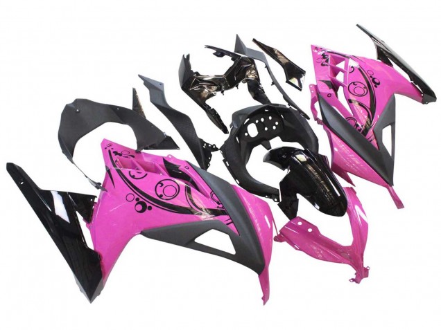 Carenados Moto Kawasaki EX300 2013-2024 - Rosa Negro