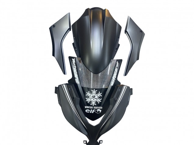 Carenados Moto Kawasaki EX300 2013-2024 - Negro Mate Blanco Elf Nieve