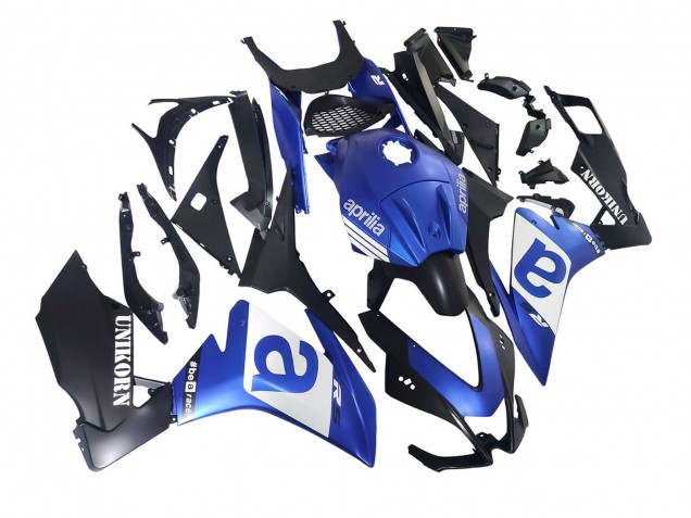 Carenados Moto Aprilia RS4 50 125 2012-2018 - Azul Blanco Negro Mate