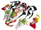 Carenado Moto Aprilia RS4 50 125 2012-2018 - Blanco Rojo Verde Amarillo Alitalia