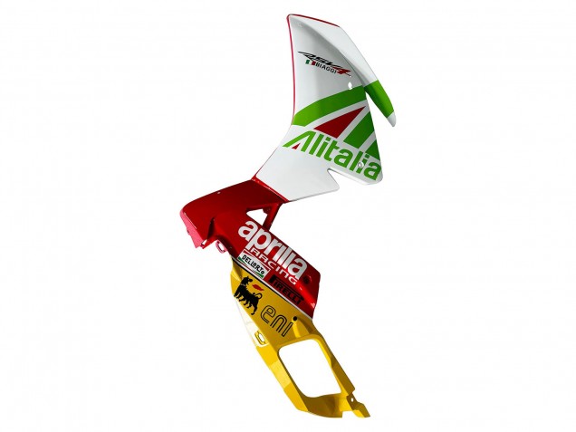 Carenado Moto Aprilia RS4 50 125 2012-2018 - Blanco Rojo Verde Amarillo Alitalia