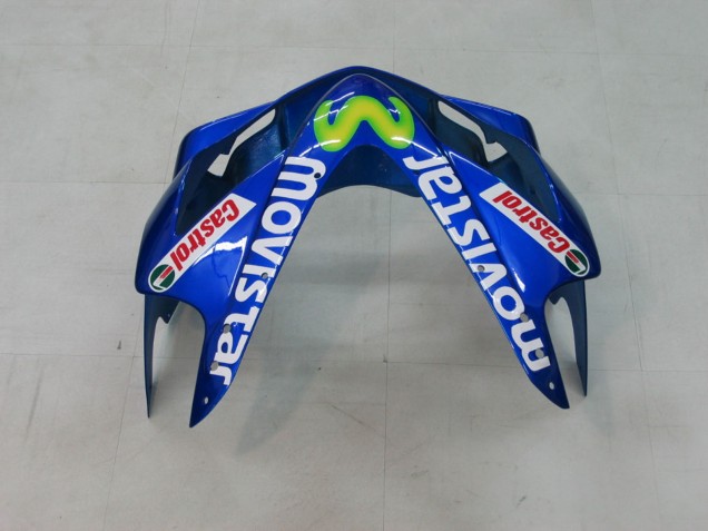 Carenados Moto Honda CBR600 F4i 2004-2007 - Azul Amarillo Verde MoviStar