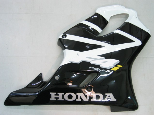 Carenado Moto Honda CBR600 F4i 2004-2007 - Blanco Negro Brillante