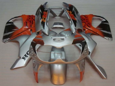 Carenados Moto Honda CBR900RR 893 1992-1993 - Plata Naranja Negro Brillante