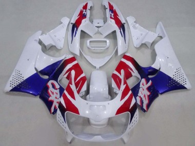 Carenados Moto Honda CBR900RR 893 1994-1995 - Blanco Rojo Azul