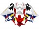 Carenados Moto Honda CBR900RR 919 1998-1999 - Blanco Rojo Amarillo Azul