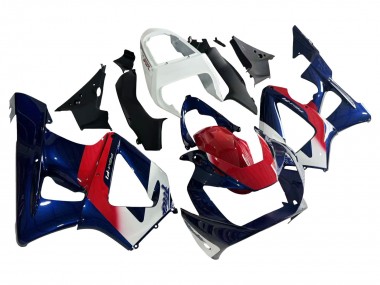 Carenado Moto Honda CBR900RR 929 2000-2001 - Blanco Rojo Azul