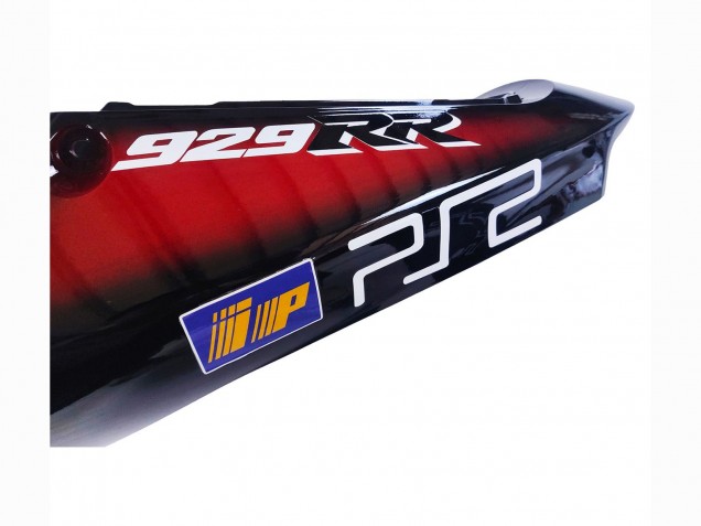 Carenados Moto Honda CBR900RR 929 2000-2001 - Rojo Blanco Negro Brillante PlayStation 2