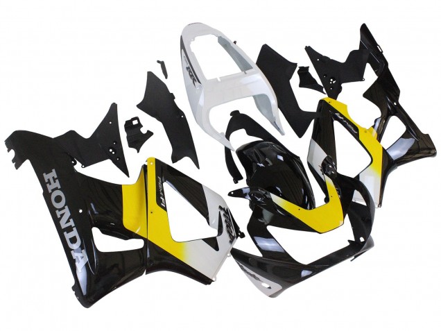 Carenados Moto Honda CBR900RR 929 2000-2001 - Blanco Amarillo Negro Brillante