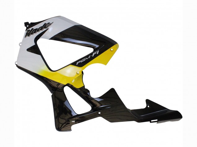 Carenados Moto Honda CBR900RR 929 2000-2001 - Blanco Amarillo Negro Brillante