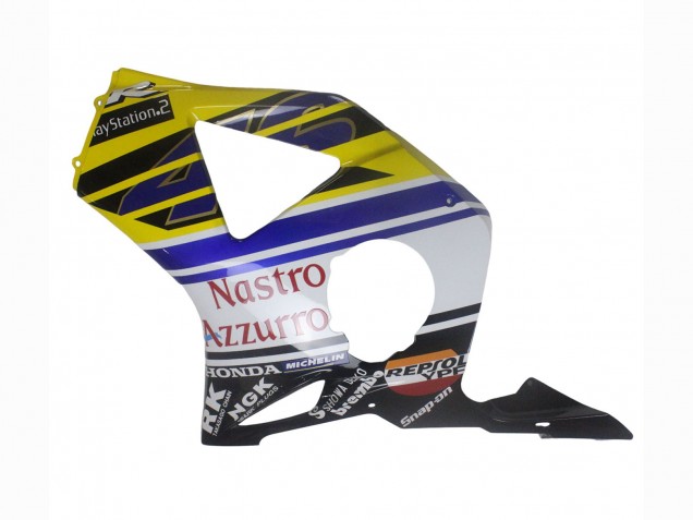 Carenados Moto Honda CBR900RR 954 2002-2003 - Azul Amarillo Negro Brillante Rojo Nastro Azzurro 46