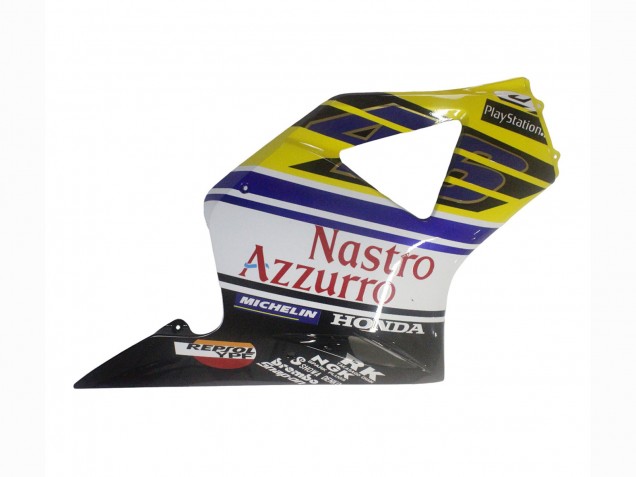 Carenados Moto Honda CBR900RR 954 2002-2003 - Azul Amarillo Negro Brillante Rojo Nastro Azzurro 46