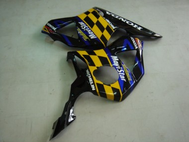 Carenados Moto Honda CBR900RR 954 2002-2003 - Azul Amarillo Negro Brillante Telefumica MoviStar Castrol