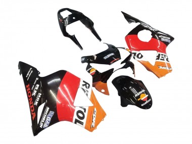 Kits Carenado Moto Honda CBR900RR 954 2002-2003 - Naranja Blanco Rojo Negro Brillante Repsol