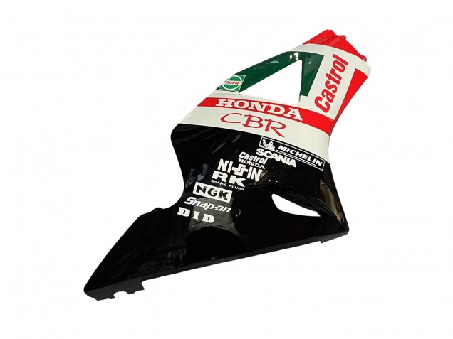 Carenados Moto Honda CBR900RR 954 2002-2003 - Blanco Rojo Verde Negro Brillante Castrol