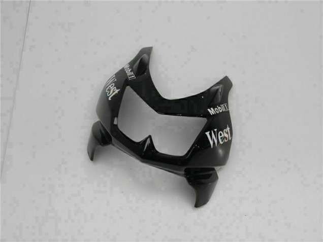 Carenados Moto Kawasaki EX250 2008-2012 - Negro Brillante Blanco West