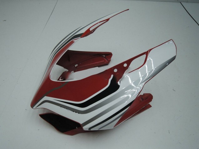 Carenado Moto Ducati Panigale 899 2011-2014 - Blanco Rojo Negro Brillante