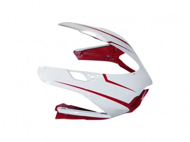 Carenados Moto Ducati 1199 2011-2014 - Blanco Rojo Negro Brillante